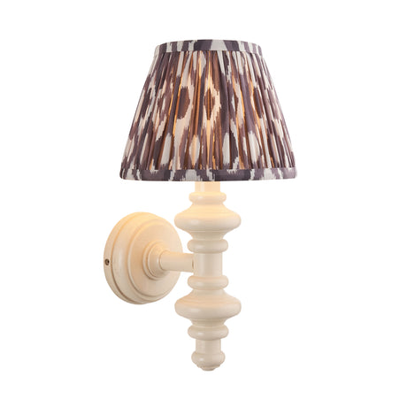 Carnaby & Ikat 20cm Pearl grey shade - Comet Lighting