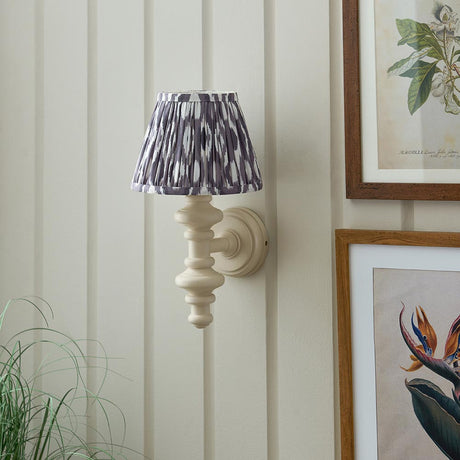 Carnaby & Ikat 20cm Pearl grey shade - Comet Lighting