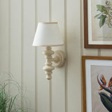 Carnaby & Ivy 20cm Vintage white shade - Comet Lighting