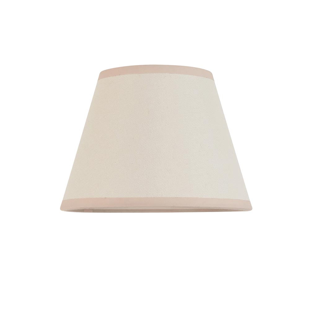 Carnaby & Ivy 20cm Vintage white shade - Comet Lighting