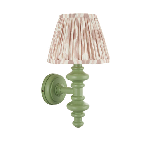 Wooden Carnaby & Ikat 20cm Neutral shade - Comet Lighting