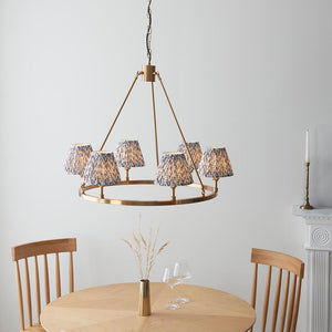 Chester & Leaf 16cm Pearl grey shade - Comet Lighting