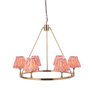 Chester & Ikat 16cm Coral pink shade - Comet Lighting