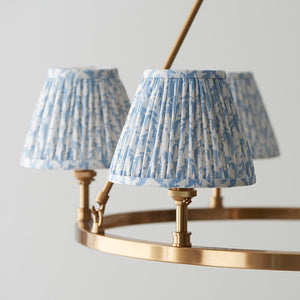 Chester & Leaf 16cm Shell bay blue shade - Comet Lighting