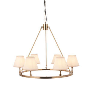 Chester & Ivy 16cm Vintage white shade - Comet Lighting