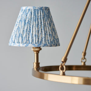 Chester & Leaf 16cm Shell bay blue shade Chandelier - Comet Lighting