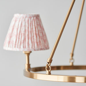 Chester & Leaf 16cm Peachy keen shade Chandelier - Comet Lighting
