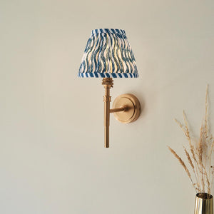 Chester & Ripple 16cm Marlin blue shade Wall Light - Comet Lighting