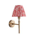 Chester & Ikat 16cm Coral pink shade Wall Light - Comet Lighting