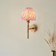 Chester & Ripple 16cm Coral pink shade Wall Light - Comet Lighting