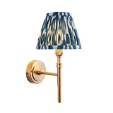 Chester & Ikat 16cm Marlin blue shade Wall Light - Comet Lighting