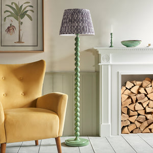 Gloss Green Higgledy & Ikat 40cm Pearl grey shade - Comet Lighting