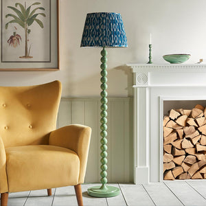 Gloss Green Higgledy & Ikat 40cm Marlin blue shade - Comet Lighting