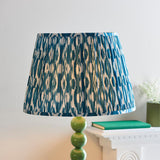 Gloss Green Higgledy & Ikat 40cm Marlin blue shade