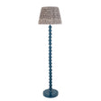 Gloss Blue Higgledy & Ripple 40cm Pearl grey shade - Comet Lighting