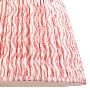 Gloss Blue Higgledy & Ripple 40cm Coral pink shade - Comet Lighting