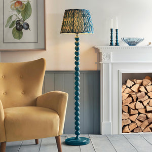 Gloss Blue Higgledy & Ikat 40cm Marlin blue shade - Comet Lighting