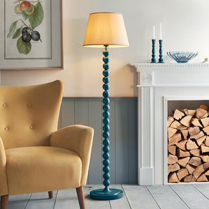 Gloss Blue Higgledy & Ikat 40cm Neutral shade - Comet Lighting