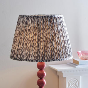 Gloss Pink Higgledy & Leaf 40cm Pearl grey shade - Comet Lighting