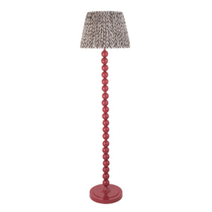 Gloss Pink Higgledy & Leaf 40cm Pearl grey shade - Comet Lighting