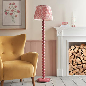 Gloss Pink Higgledy & Ripple 40cm Coral pink shade - Comet Lighting