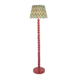 Gloss Pink Higgledy & Zigzag 40cm Cotswold green shade - Comet Lighting