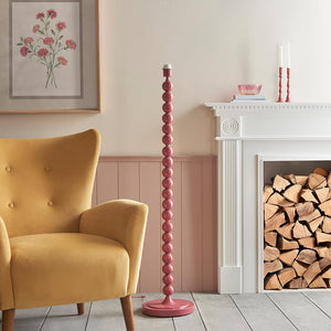 Gloss Pink Higgledy & Zigzag 40cm Cotswold green shade - Comet Lighting