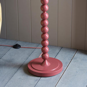 Gloss Pink Higgledy & Zigzag 40cm Cotswold green shade - Comet Lighting