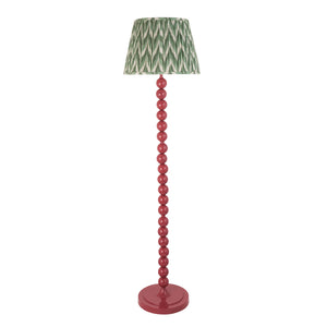 Gloss Pink Higgledy & Zigzag 40cm Cotswold green shade - Comet Lighting