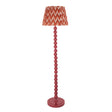 Gloss Pink Higgledy & Zigzag 40cm Apricot orange shade - Comet Lighting