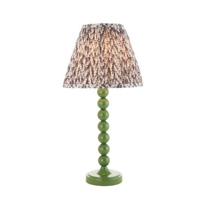 Gloss Green Higgledy & Leaf 25cm Pearl grey shade - Comet Lighting