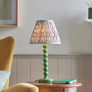 Gloss Green Higgledy & Ripple 25cm Pearl grey shade - Comet Lighting
