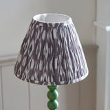 Gloss Green Higgledy & Ikat 25cm Pearl grey shade