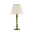 Gloss Green Higgledy & Ivy 25cm Vintage white shade - Comet Lighting