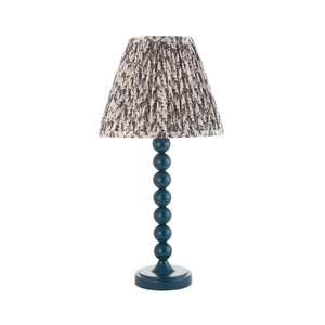 Gloss Blue Higgledy & Leaf 25cm Pearl grey shade - Comet Lighting