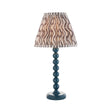 Gloss Blue Higgledy & Ripple 25cm Pearl grey shade - Comet Lighting