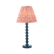Gloss Blue Higgledy & Ripple 25cm Coral pink shade - Comet Lighting