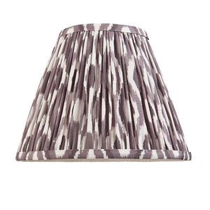 Gloss Blue Higgledy & Ikat 25cm Pearl grey shade - Comet Lighting