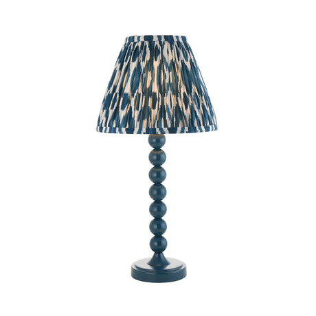 Gloss Blue Higgledy & Ikat 25cm Marlin blue shade