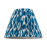 Gloss Blue Higgledy & Ikat 25cm Marlin blue shade - Comet Lighting