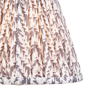 Gloss PinkHiggledy & Leaf 25cm Pearl grey shade - Comet Lighting