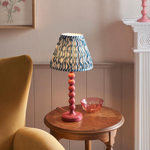 Gloss Pink Higgledy & Ripple 25cm Marlin blue shade - Comet Lighting