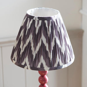 Gloss Pink Higgledy & Zigzag 25cm Pearl grey shade - Comet Lighting