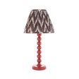 Gloss Pink Higgledy & Zigzag 25cm Pearl grey shade - Comet Lighting