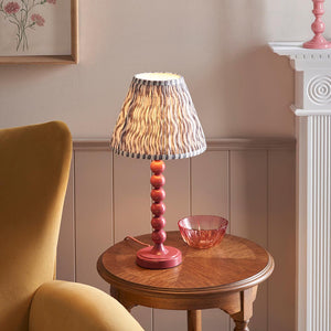 Gloss Pink Higgledy & Ripple 25cm Pearl grey shade - Comet Lighting