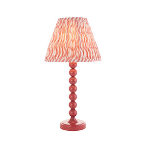 Gloss PinkHiggledy & Ripple 25cm Coral pink shade - Comet Lighting