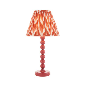 Gloss PinkHiggledy & Zigzag 25cm Apricot orange shade - Comet Lighting