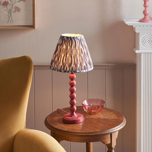 Gloss PinkHiggledy & Ikat 25cm Pearl grey shade - Comet Lighting