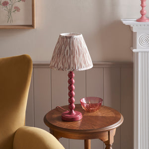 Gloss PinkHiggledy & Ikat 25cm Neutral shade - Comet Lighting