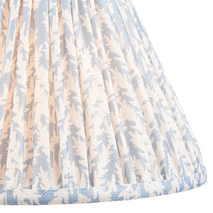 Hidcote & Leaf 30cm Shell bay blue shade - Comet Lighting